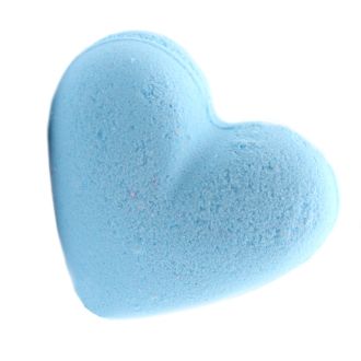 Bath Bomb Heart - Shaped Baby Powder Scented 70g - SHAMTAM.COM