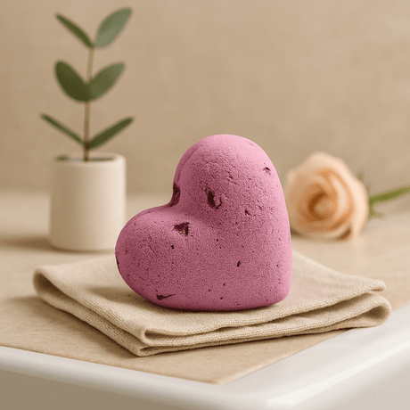 Bath Bomb Heart Ylang - Ylang Rose 70g - SHAMTAM.COM