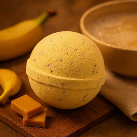 Bath Bomb - Jumbo Banana Toffee - SHAMTAM.COM