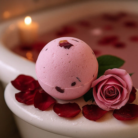 Bath Bomb Rose and Petals 180g - SHAMTAM.COM