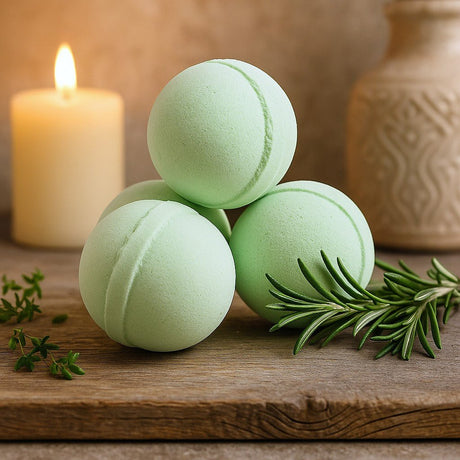 Bath Bomb Rosemary and Thyme - SHAMTAM.COM
