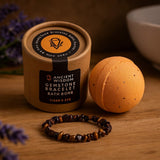 Bath Bomb Tiger Eye Bracelet, Set of 2 - SHAMTAM.COM