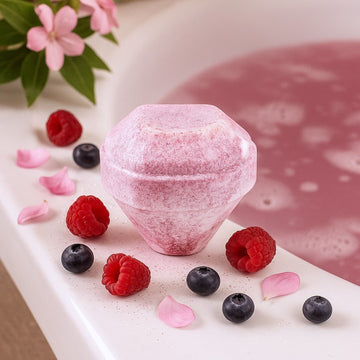 Bath Bomb Very Berry Gemstone Inside