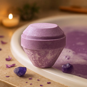 Bath Bomb With Gemstone Inside, Extreme Scent