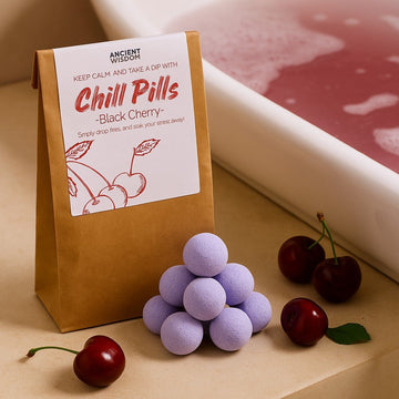 Bath Bombs Black Cherry 350g Gift Pack
