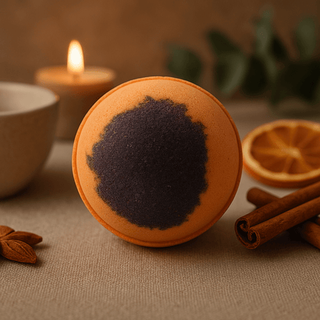 Bath Bombs Cinnamon Orange With Shea Butter - SHAMTAM.COM