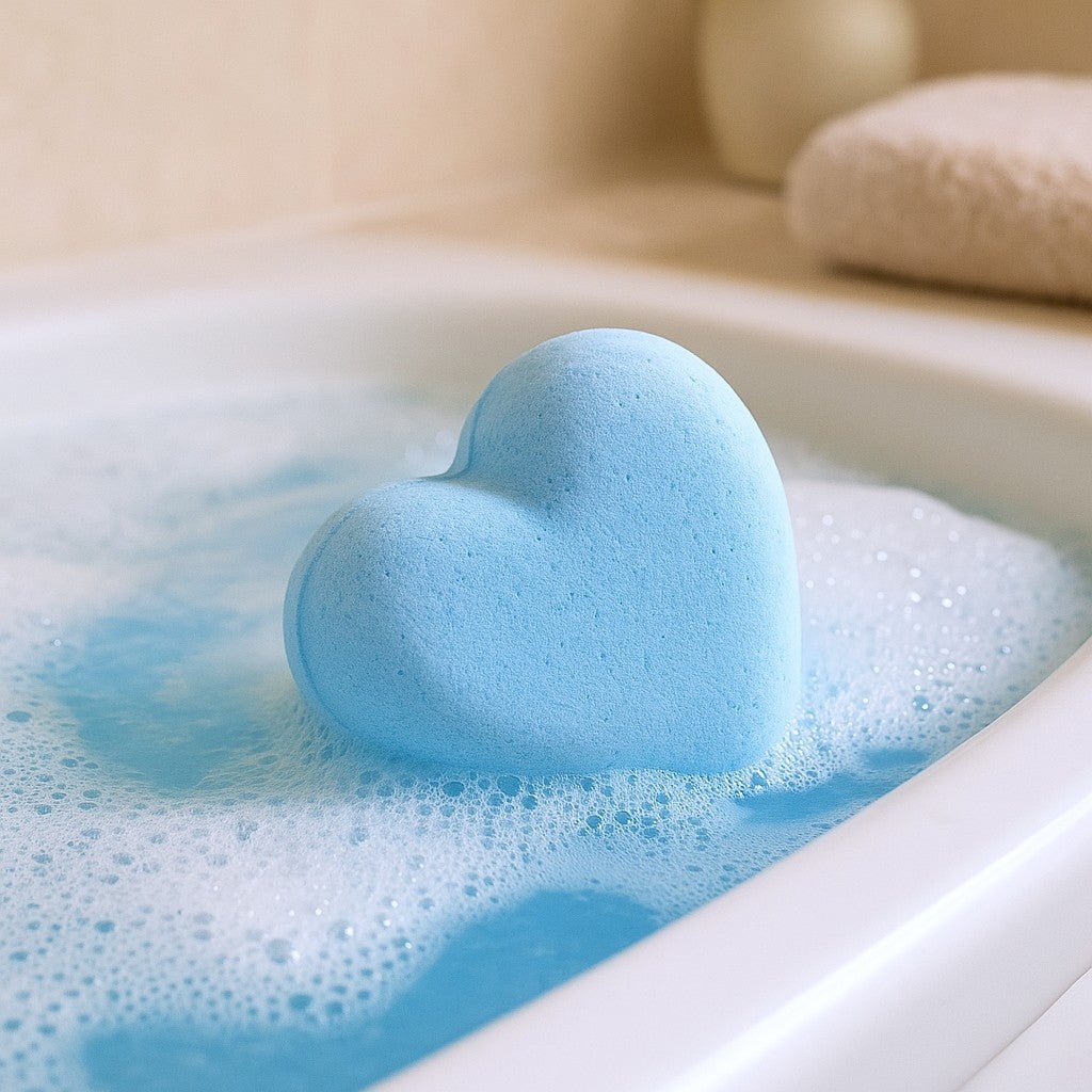 Bath Bombs Heart Baby Powder 70g 5 Pack - SHAMTAM.COM