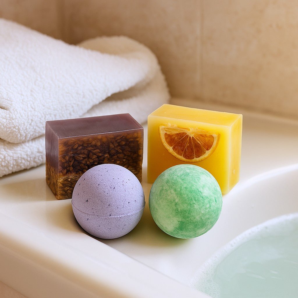 Bath Bombs Set with Soaps - SHAMTAM.COM