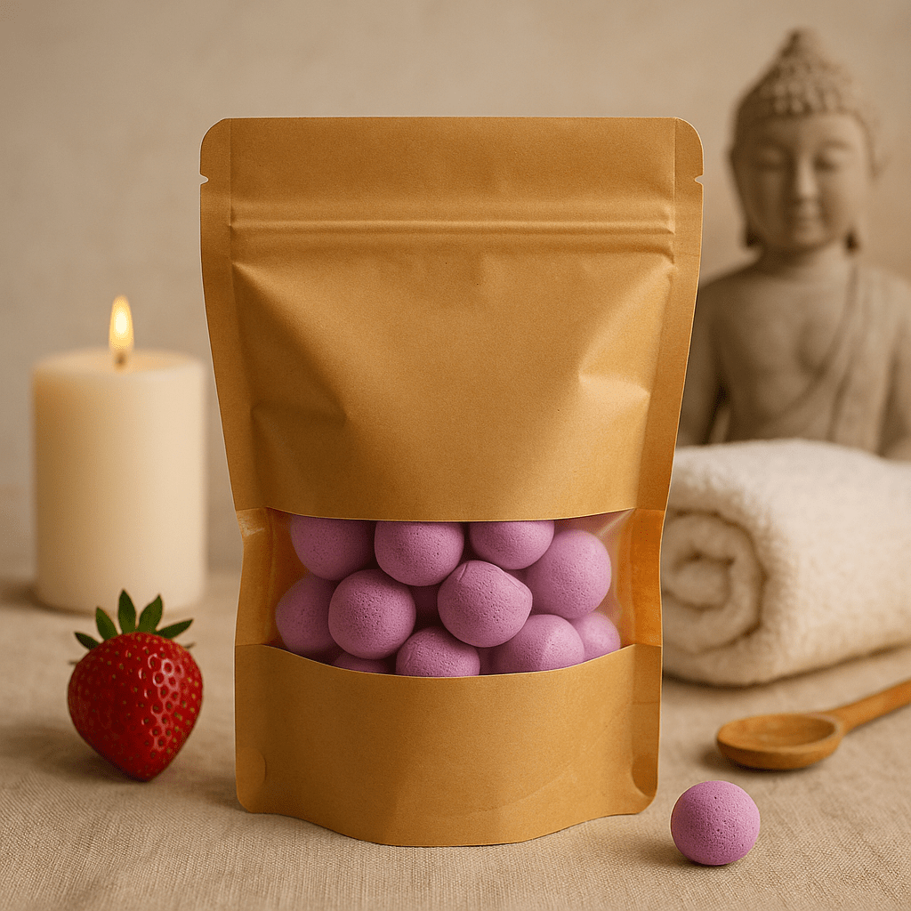 Bath Bombs Strawberry Chill Pills 20 Count - SHAMTAM.COM