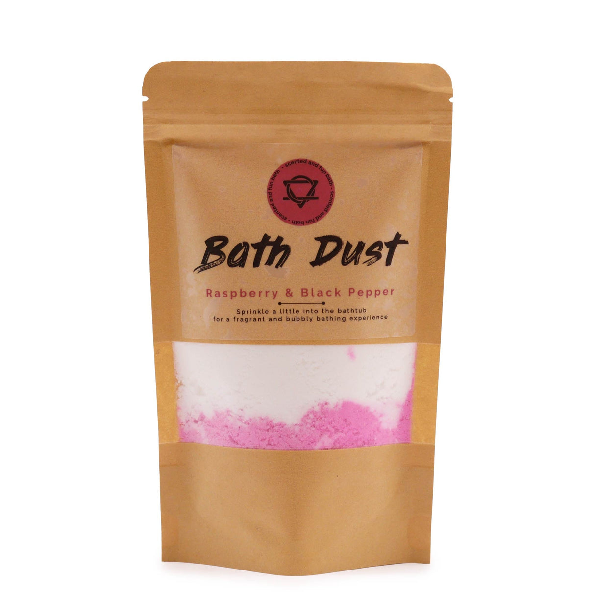 Raspberry & Black Pepper Bath Dust 190g - SHAMTAM.COM