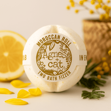 Bath Fizzer Aromatherapy Moroccan Roll Agnes And Cat - SHAMTAM.COM