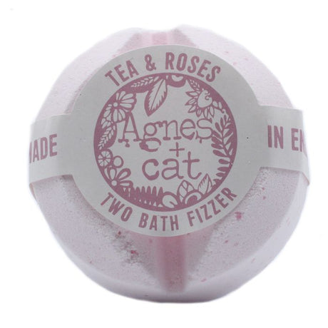 Bath Fizzer - Rose And Green Tea - SHAMTAM.COM