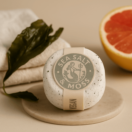 Bath Fizzer Sea Salt and Moss Vegan - SHAMTAM.COM