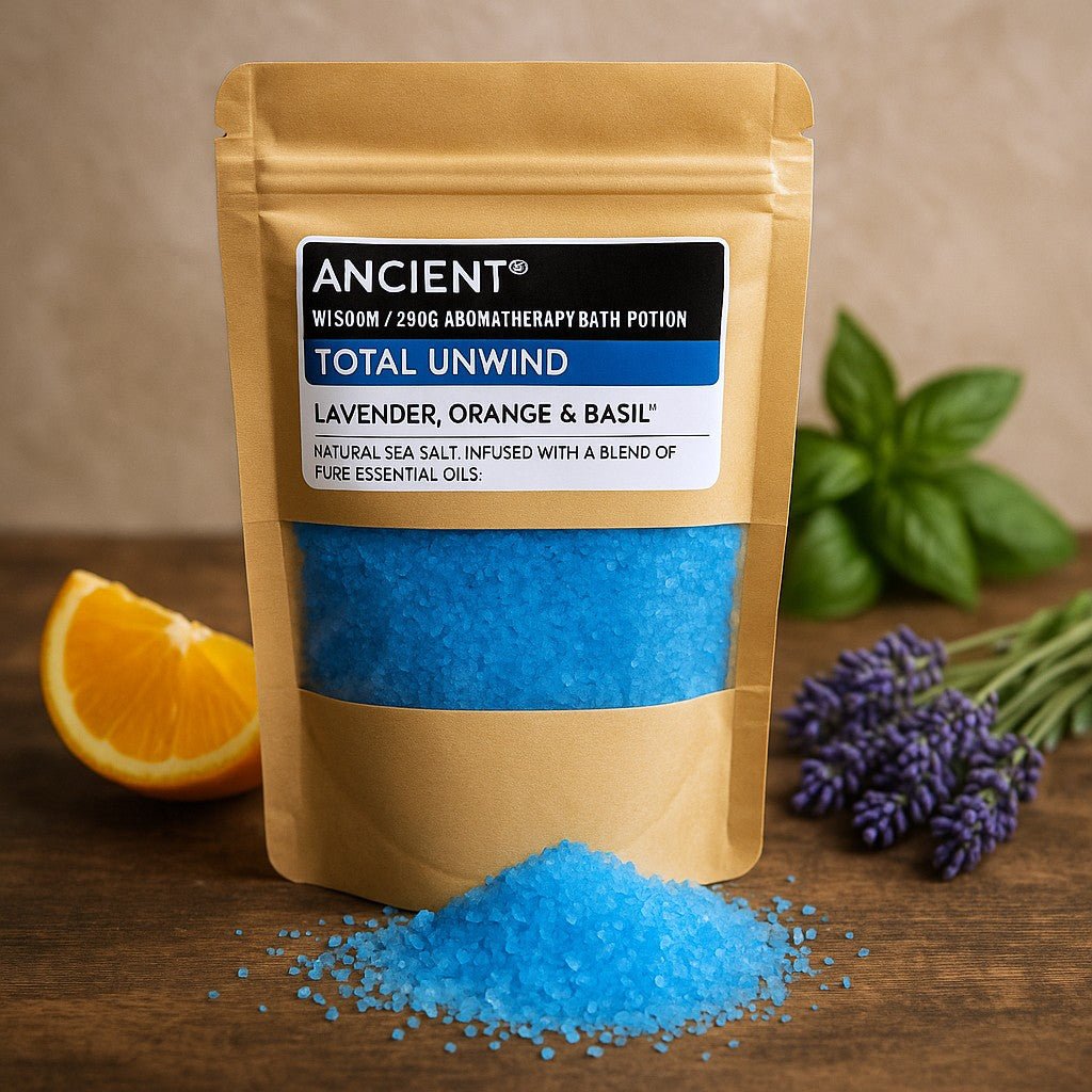 Bath Salts Total Unwind Lavender Orange Basil 350g - SHAMTAM.COM