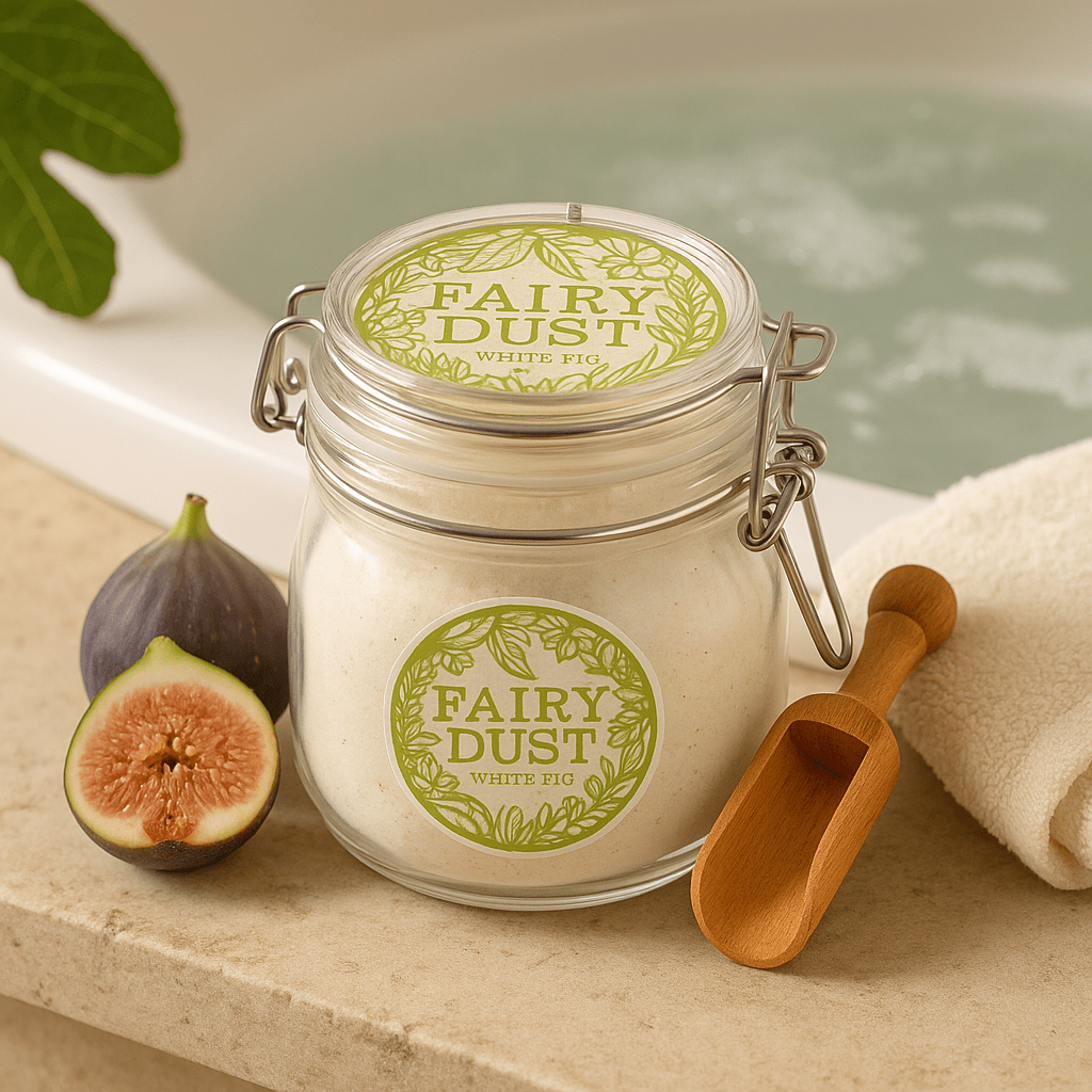 Bath Soak Fairy Dust White Fig 500g - SHAMTAM.COM