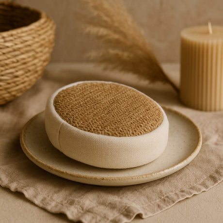 Bath Sponge, Brown - SHAMTAM.COM