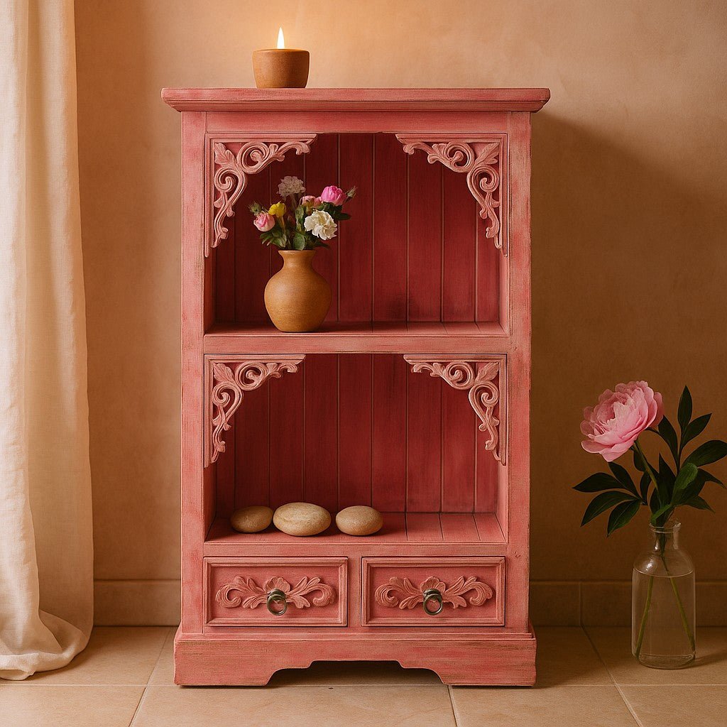 Bathroom Vanity Unit, Albasia Pinkwash 66.7cm - SHAMTAM.COM