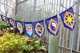 7 Flags Banner - Love in the Center - SHAMTAM.COM