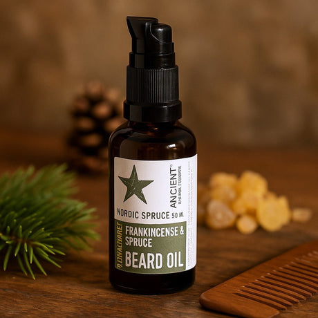 Beard Oil Nordic Spruce Frankincense 50ml - SHAMTAM.COM