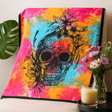 Bedspread Double Cotton Day Of The Dead Skull - SHAMTAM.COM