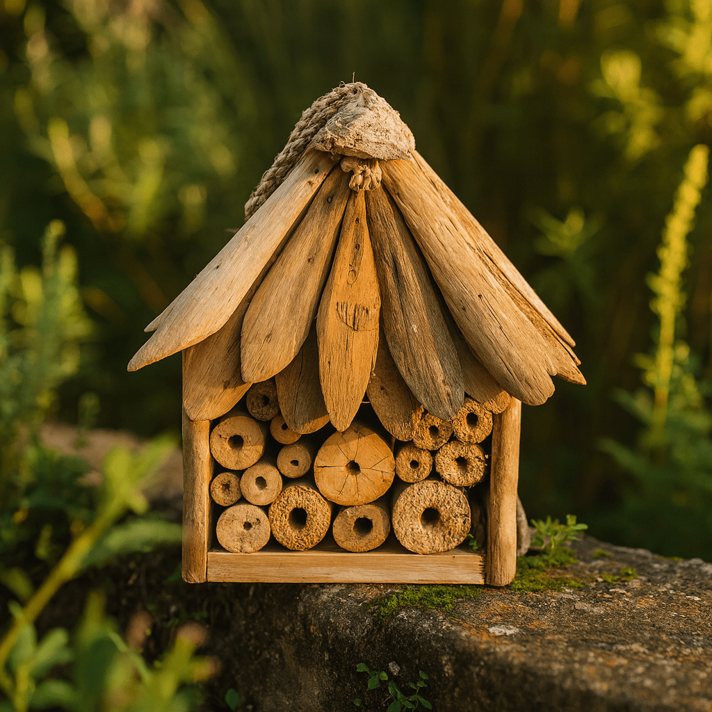 Bee Hotel and Insect Box, Driftwood - SHAMTAM.COM