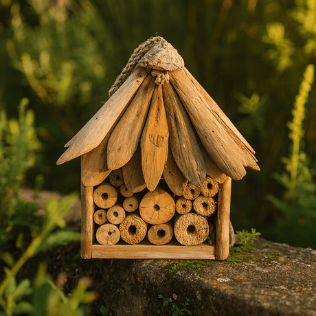 Bee Hotel and Insect Box, Driftwood - SHAMTAM.COM