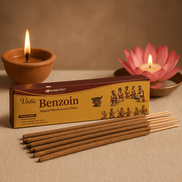Benzoin Incense Sticks Vedic Masala, 12 Sticks
