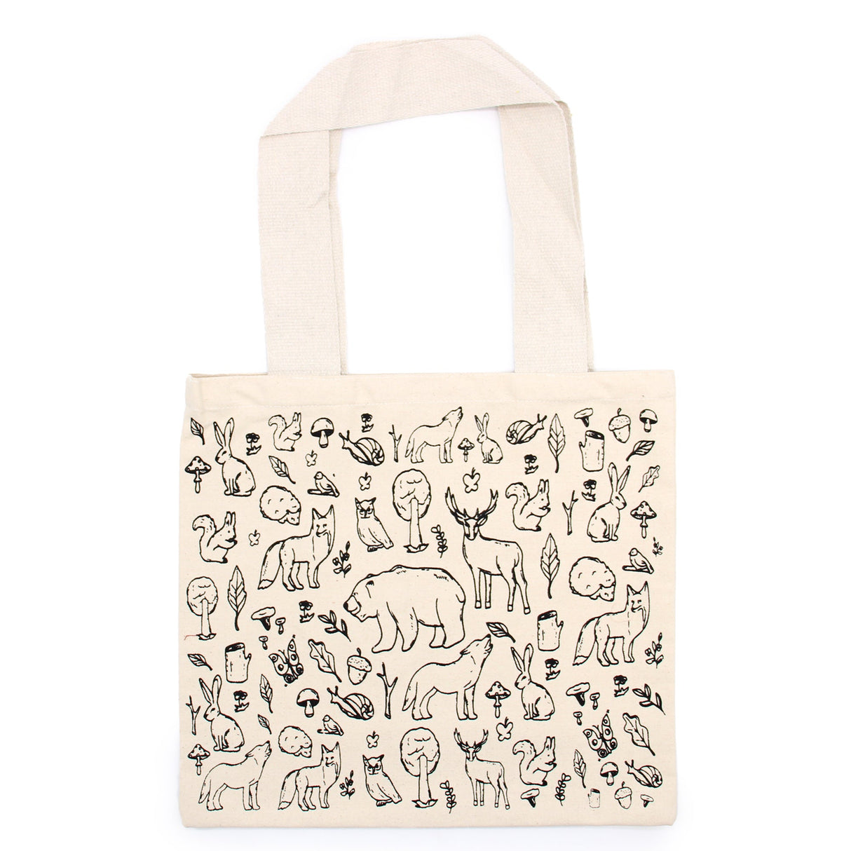 Shopping Bag - 38x42cm - Forest Life - 10oz - SHAMTAM.COM