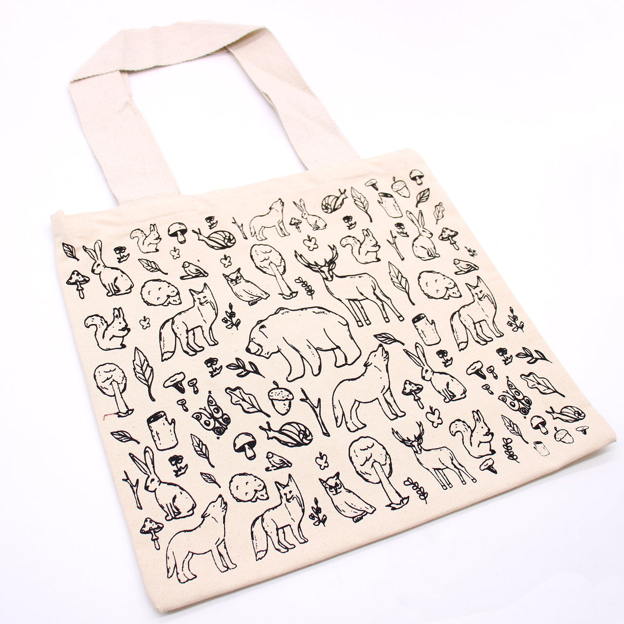 Shopping Bag - 38x42cm - Forest Life - 10oz - SHAMTAM.COM