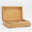 Big Rectangle Box 21.5x14x6.3cm - Hamsa Black Engraved - SHAMTAM.COM