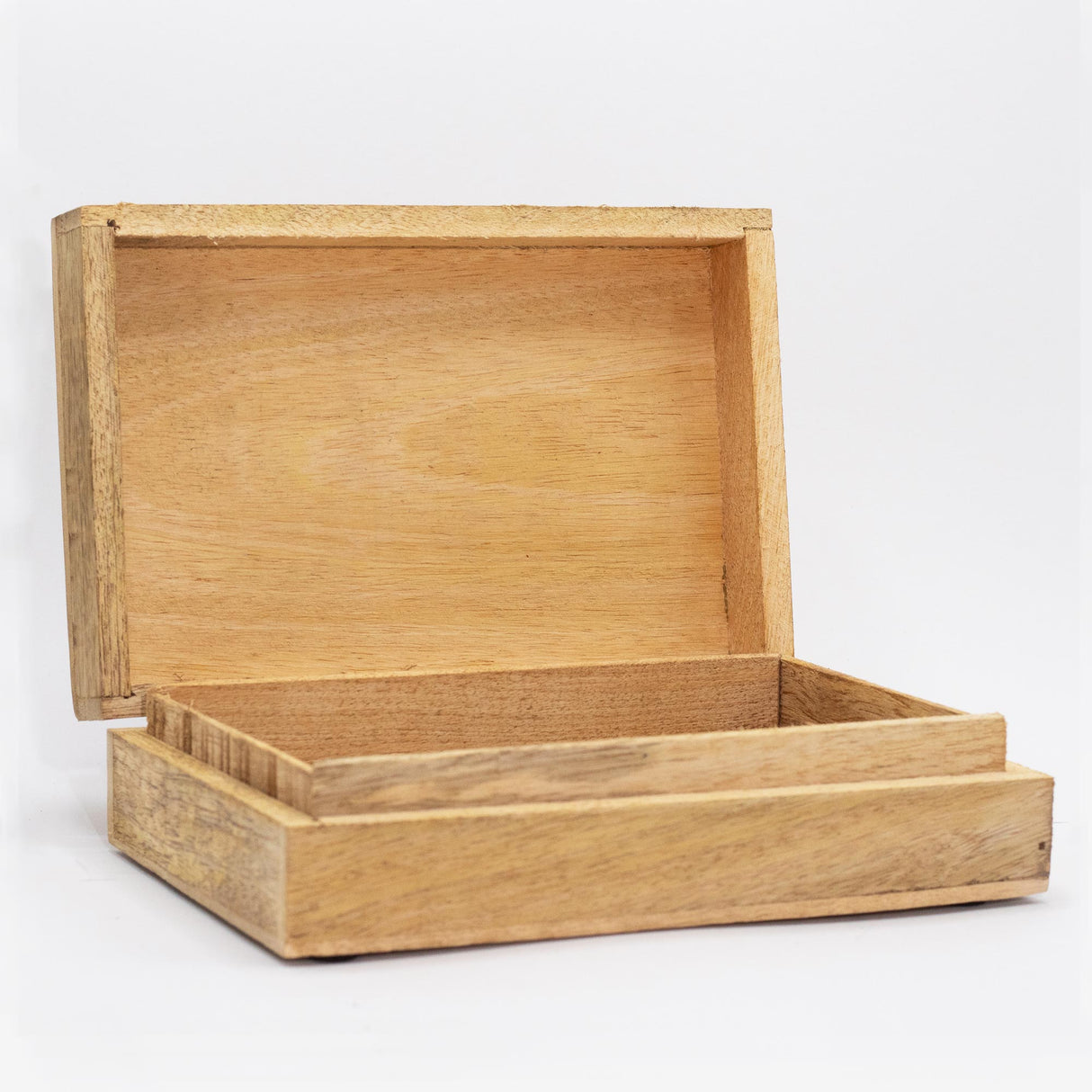 Big Rectangle Box 21.5x14x6.3cm - Hamsa Black Engraved - SHAMTAM.COM