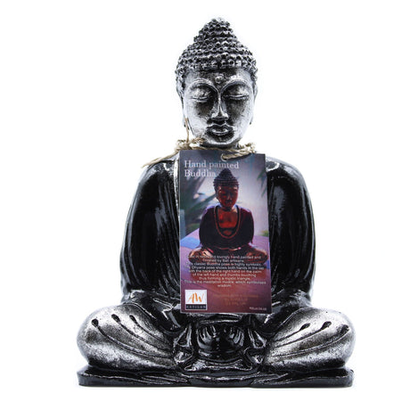 Black & Grey Buddha - Medium - SHAMTAM.COM