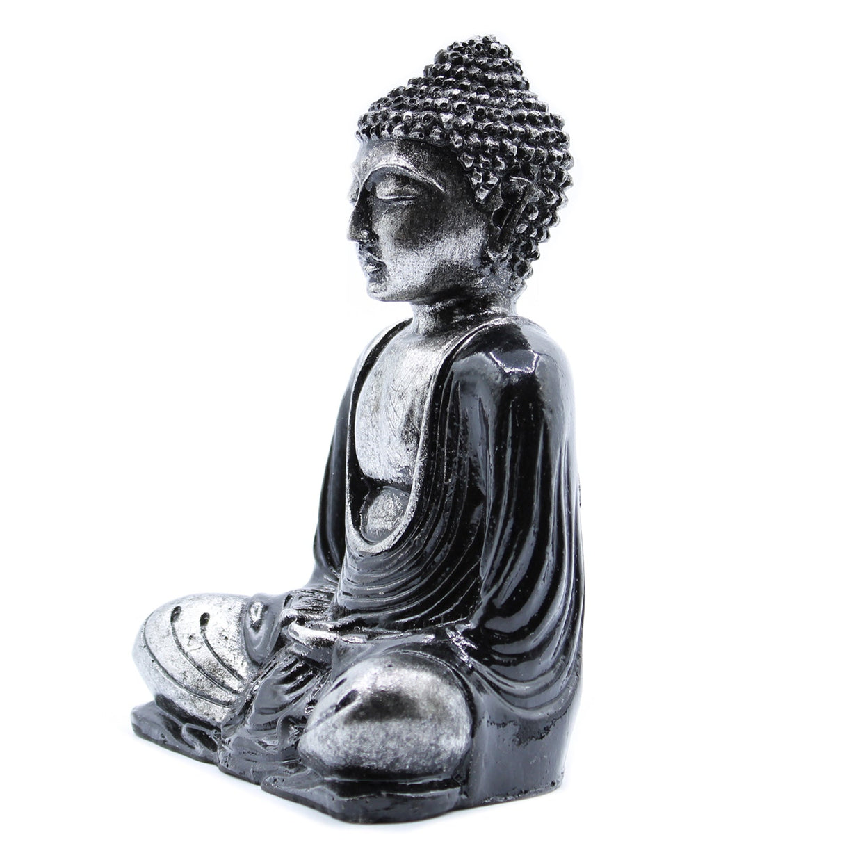 Black & Grey Buddha - Medium - SHAMTAM.COM