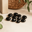 Black Tourmaline Tumbled Stones Set 24 Pieces - SHAMTAM.COM