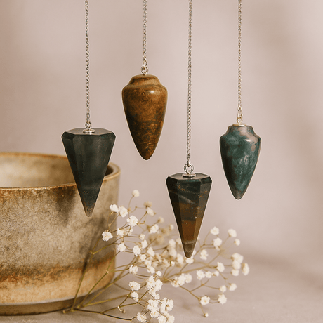 Bloodstone Crystal Dowsing Pendulum - SHAMTAM.COM