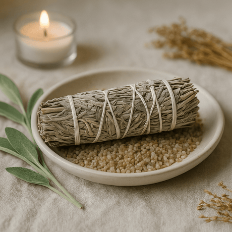 Blue Sage Smudge Stick 10 cm - SHAMTAM.COM