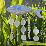 Bluewash Fish Carving and Natural Copis Drop - SHAMTAM.COM