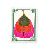 Bodhi Leaf Lokta Paper Notebook Handmade Nepal 15×12cm - SHAMTAM.COM
