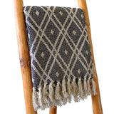 Boho Throws - 125x150cm - Black & Biege Regency - SHAMTAM.COM