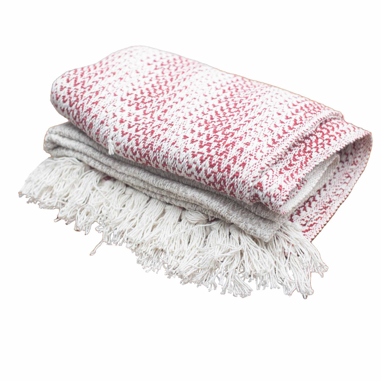 Boho Throw - 125x150cm - Ruby Two Tone - SHAMTAM.COM