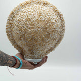 Boho Sea Shell Lamp - Cut Art Shell Large Round - 30cm - SHAMTAM.COM