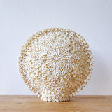 Boho Sea Shell Lamp - Cut Art Shell Large Round - 30cm - SHAMTAM.COM