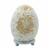 Boho Sea Shell Lamp - Cut Art Shell Oval - 15cm - SHAMTAM.COM