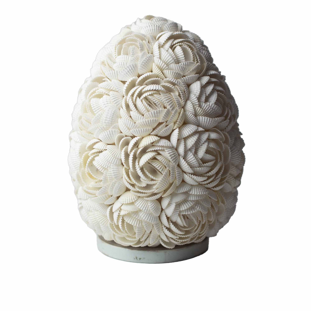 Boho Sea Shell Lamp - Rose Oval - 20cm - SHAMTAM.COM