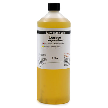 Borage Base Oil - 1 Litre - SHAMTAM.COM