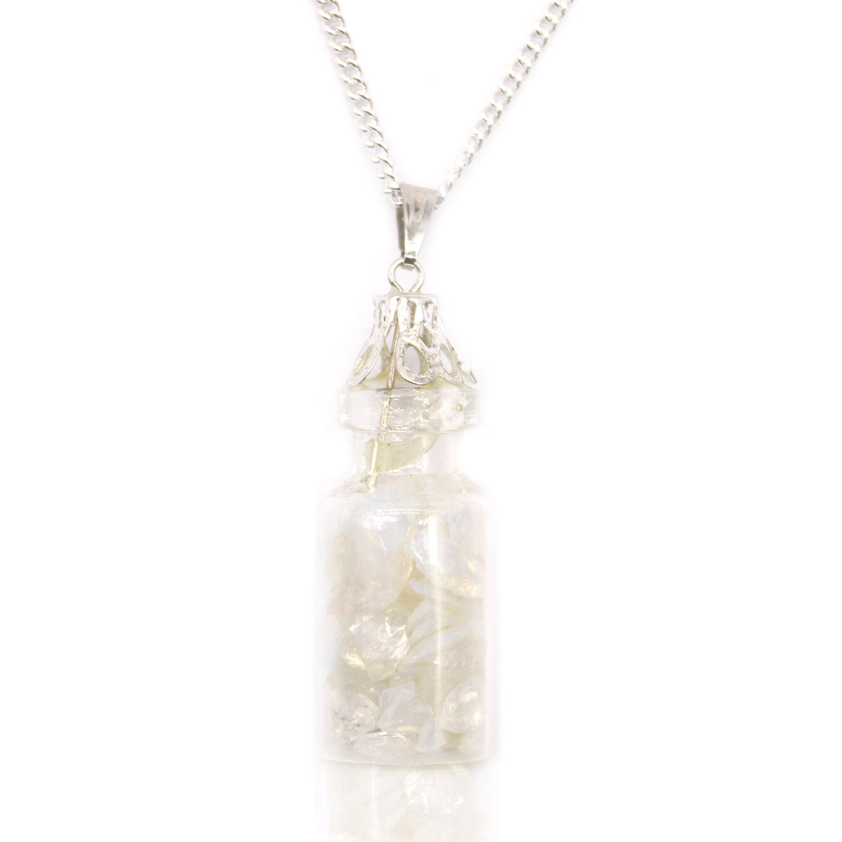 Opalite Bottle Necklace - Gemstones Crystals - SHAMTAM.COM