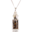 Tiger Eye Bottle Necklace - Gemstones Crystals - SHAMTAM.COM