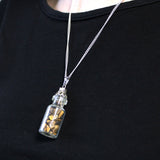 Tiger Eye Bottle Necklace - Gemstones Crystals - SHAMTAM.COM