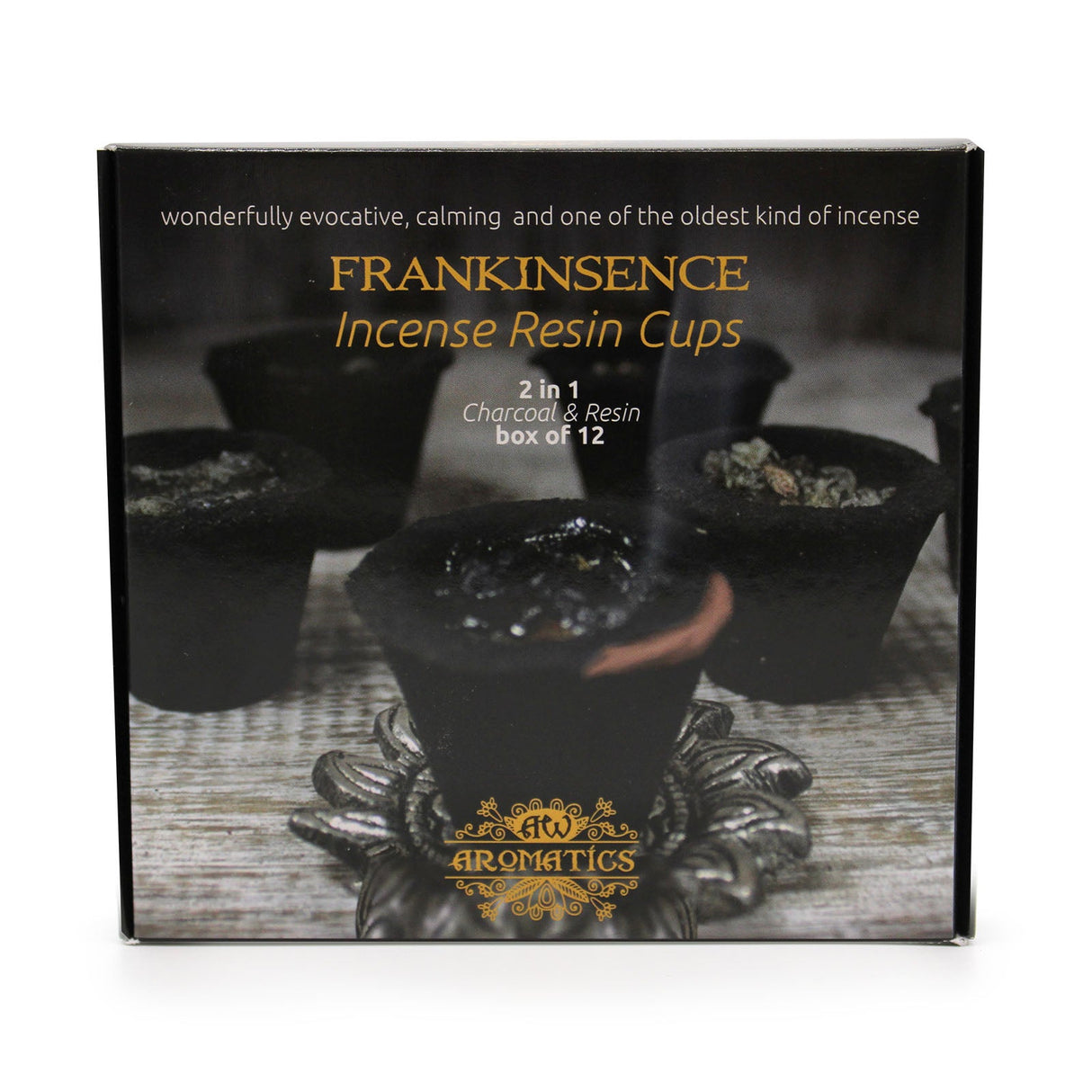 Frankincense Incense Resin Cups - Box of 12 - SHAMTAM.COM