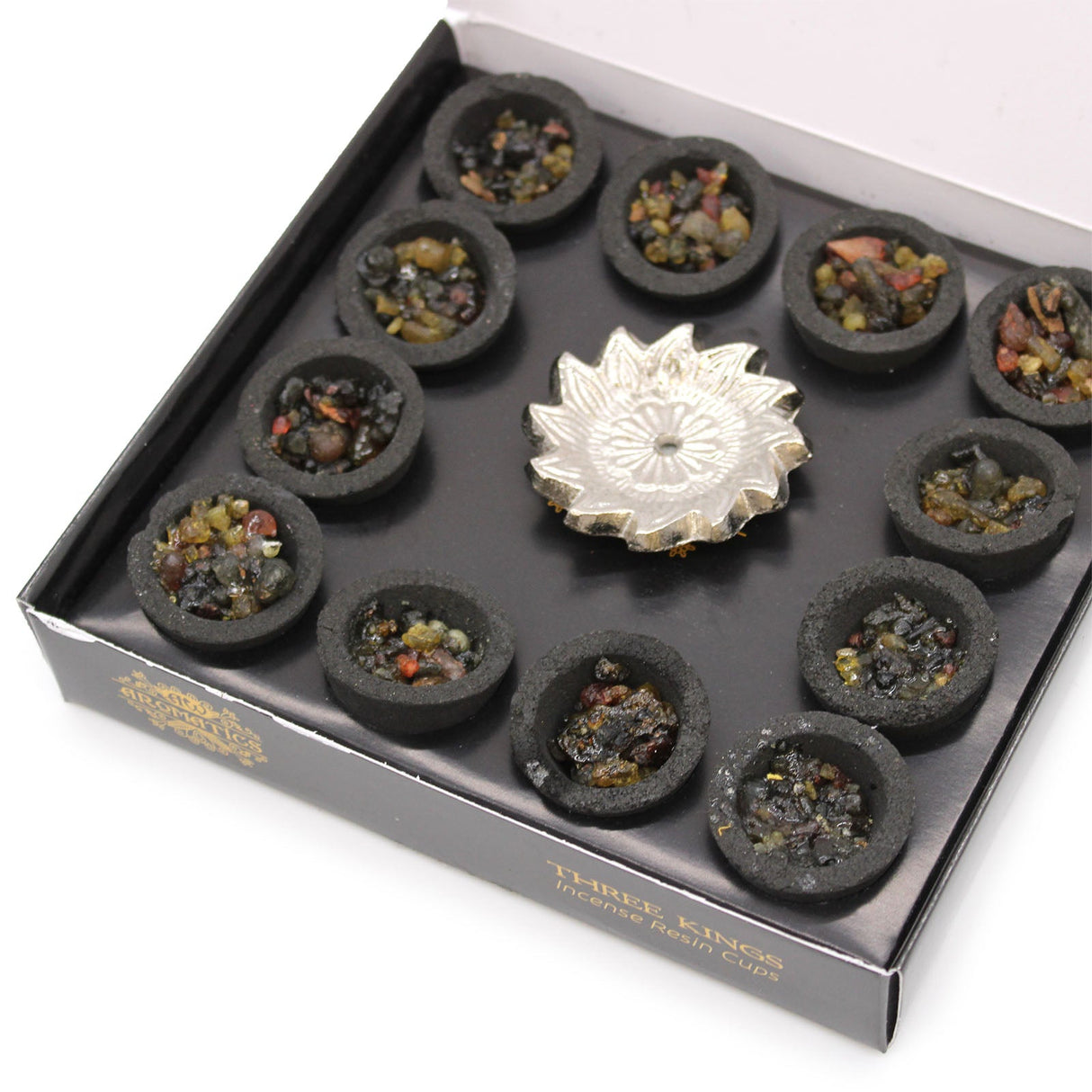 Three Kings Incense Resin Cups - Box of 12 - SHAMTAM.COM